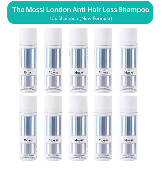 10 LOT The Mossi London - Hair Loss Shampoo (New Formula) FDA Approved