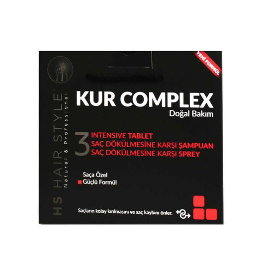 HS Hair Style 3-Piece Set (Shampoo+Vitamin+Spray)