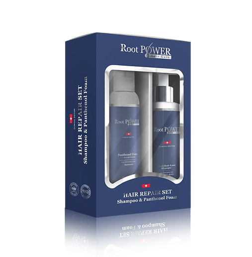 Root Power HAIR REPAIR SET - Shampoo 250ml & Panthenol Foam 150 ml