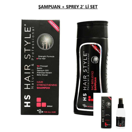 Hs Hair Style Shampoo + Hs Hair Style Spray 2-Piece Set