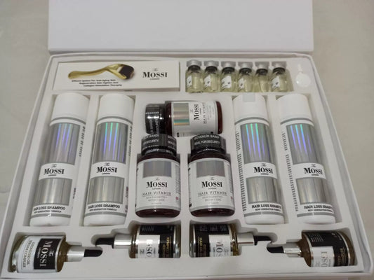 The Mossi London 6 Months Flacon Plus Hair Set (The Mossi Full Hair Care Set) NEW FORMULA