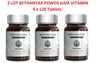 3 LOT Bethantax Power Hair Vitamin (3x120 Tablets)