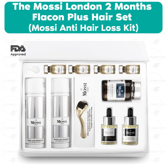 The Mossi London 2 Months Flacon Plus Hair Set (Mossi Anti Hair Loss Kit)