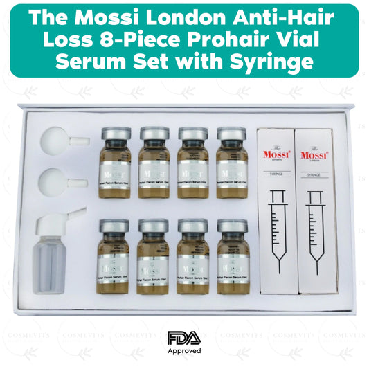 The Mossi London Anti-Hair Loss 8-Piece Prohair Vial Serum Set with Syringe